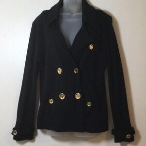 Michael Kors Black Blazer with Gold Buttons